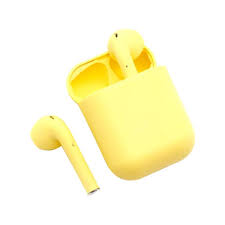 Audífonos Auriculares Bluetooth Tipo Airpods Amarillo (1)